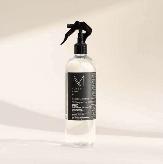 Musst PRO Alcohol Free Brush Cleaner 16oz (473ml) - Developed for Special Effects Products | Ultra pigmented