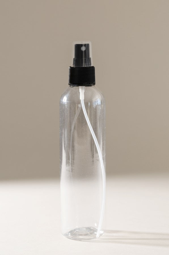 8oz (236ml) bottle with spray